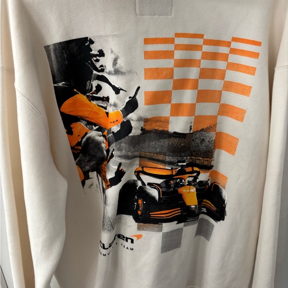 Hollister MClaren Cream Hoodie - Picture 5 of 7